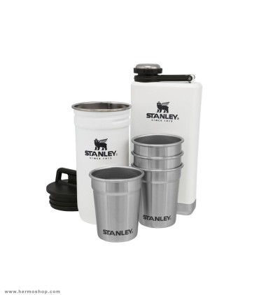 ست شات و قمقمه کتابی استنلی مدل The Pre-Party Shot Glass Flask Set