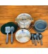 ست ظروف استنلی 3.5L مدل The Full Kitchen Base Camp Cook Set