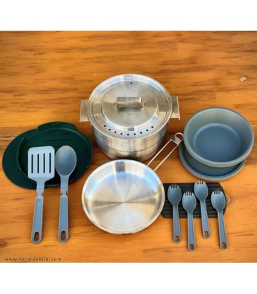 ست ظروف استنلی 3.5L مدل The Full Kitchen Base Camp Cook Set