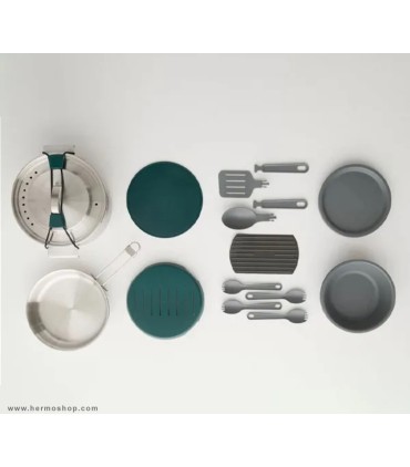 ست ظروف استنلی 3.5L مدل The Full Kitchen Base Camp Cook Set