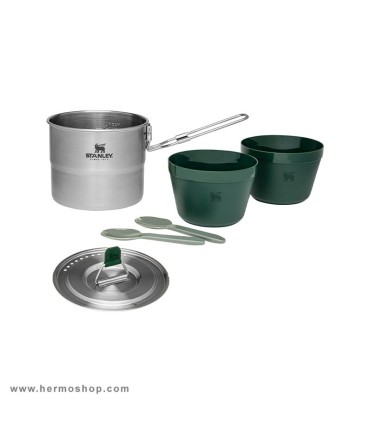 ست ظروف دو نفره استنلی 1L مدل The Stainless Steel Cook Set For Two