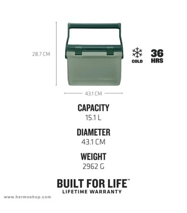 کول باکس استنلی 15.1L مدل The Easy-Carry Outdoor Cooler