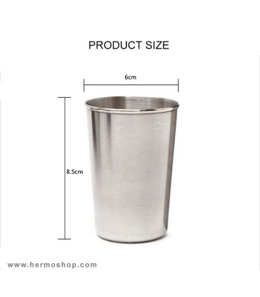 ست شات 4 عددی استیل مدل SL-3030