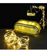 چراغ چادر ریسه ای شارژی مدل CQ-398