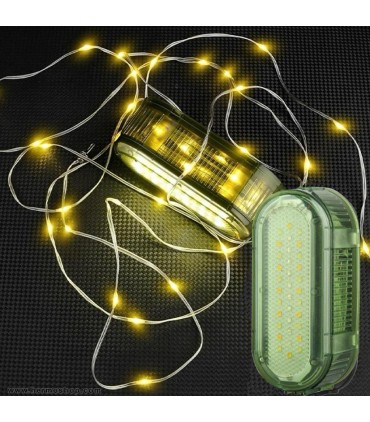 چراغ چادر ریسه ای شارژی مدل CQ-398