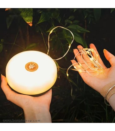 چراغ چادر ریسه ای شارژی مدل KXK-828