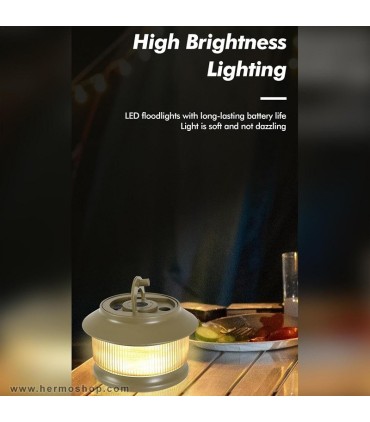 چراغ چادر ریسه ای شارژی مدل CH-818