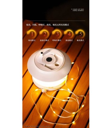 چراغ چادر ریسه ای شارژی مدل CH-818