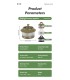چراغ چادر ریسه ای شارژی مدل CH-818