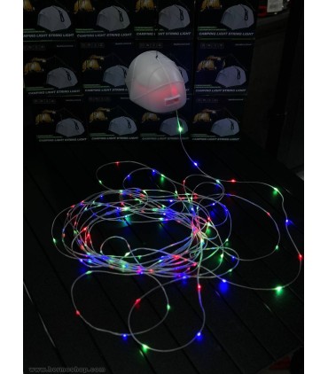 چراغ چادر ریسه ای شارژی مدل KXK-505