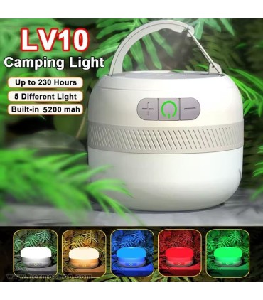 چراغ چادر شارژی مدل LV10