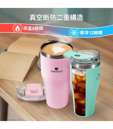 ماگ دوجداره 590ml سانتکو مدل Escape