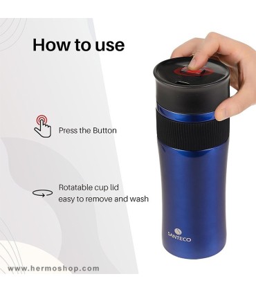 ماگ دوجداره 510ml سانتکو مدل Orsa