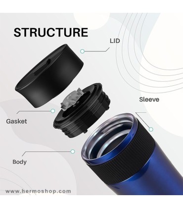 ماگ دوجداره 510ml سانتکو مدل Orsa