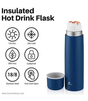 فلاسک دوجداره 1000ml سانتکو مدل Viseu
