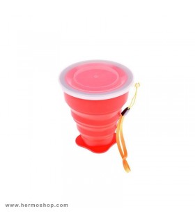 لیوان سفری تاشو ظرفیت 0.17 لیتر