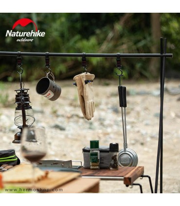حلقه آویز سه عددی کمپینگ نیچرهایک RACK HOOKS مدل NH19BJ083