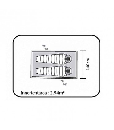 چادر كمپینگ 2 نفره کایلاس مدل Zenith III KT-203201