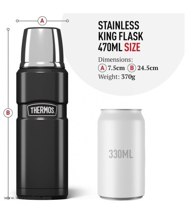 فلاسک ترموس مدل Compact Bottle King 470ml