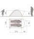 چادر دو نفره Vaude مدل Campo Compact XT 2P