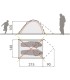 چادر دو نفره Vaude مدل Campo Compact 2P