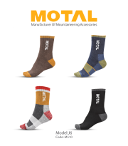 جوراب ترکینگ موتال مدل J6 M510