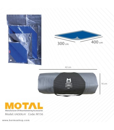 زیرانداز چادر موتال 150*210 مدل U1 M156