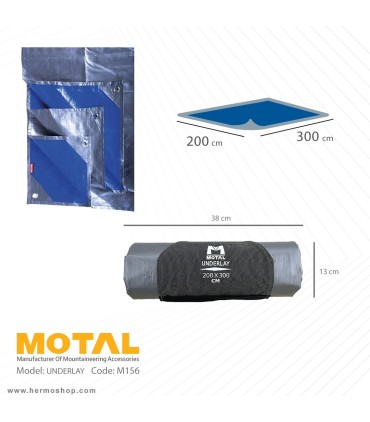 زیرانداز چادر موتال 150*210 مدل U1 M156