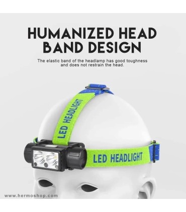 چراغ پیشانی شارژی مدل LG-08