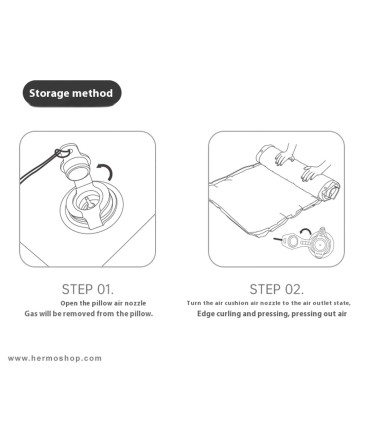 زیرانداز باد و الیاف تک نفره نیچرهایک مدل CNK2550WS025