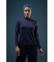 بلوز نیم زیپ زنانه هامتو مدل 18U154B-2