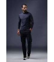 بلوز نیم زیپ مردانه هامتو مدل 18U154A-4