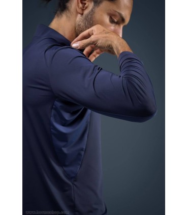 بلوز نیم زیپ مردانه هامتو مدل 18U154A-3