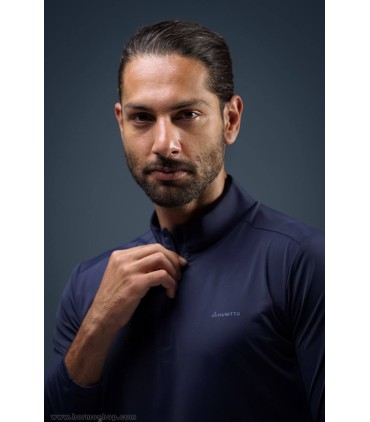 بلوز نیم زیپ مردانه هامتو مدل 18U154A-1