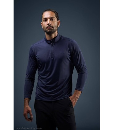 بلوز نیم زیپ مردانه هامتو مدل 18U154A-1