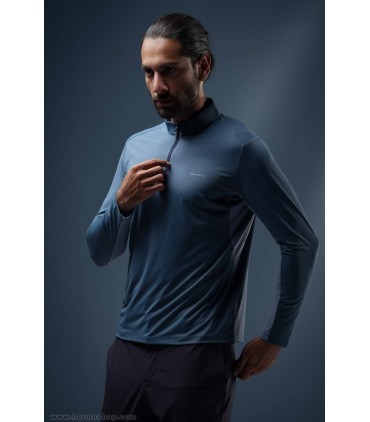 بلوز نیم زیپ مردانه هامتو مدل 18U154A-3