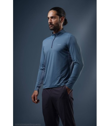 بلوز نیم زیپ مردانه هامتو مدل 18U154A-1