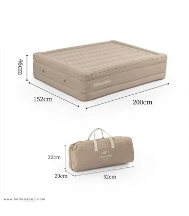 زیرانداز بادی دو نفره نیچرهایک مدل NH21FCD08