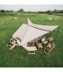 چادر اتوماتیک هرمی چهار طرفه 4 نفره نیچرهایک مدل CNH22ZP010