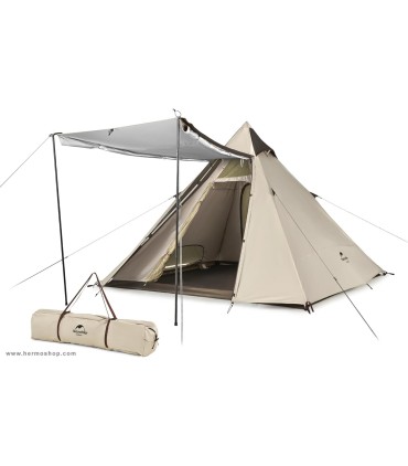 چادر اتوماتیک هرمی چهار طرفه 4 نفره نیچرهایک مدل CNH22ZP010