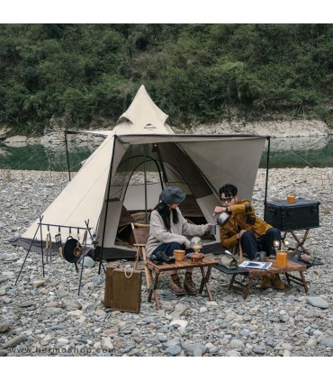 چادر اتوماتیک هرمی چهار طرفه 4 نفره نیچرهایک مدل CNH22ZP010