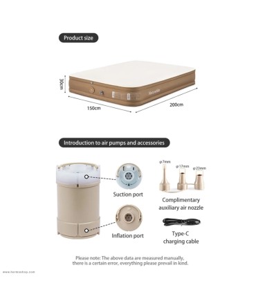 تشک بادی 2 نفره نیچرهایک مدل CNH22DZ026