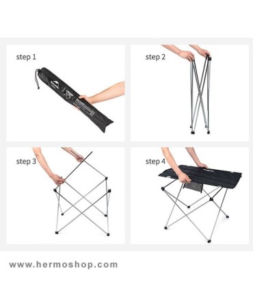 میز تاشو آلومینیومی نیچرهایک مدل NH20JJ020