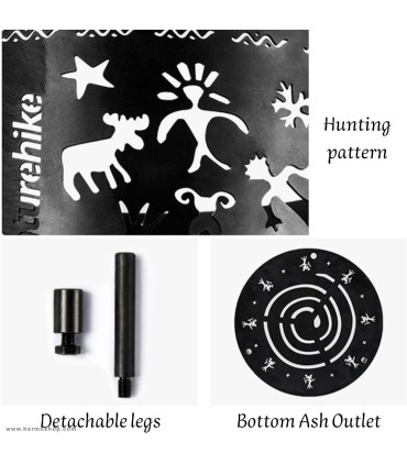 آتش دان هیزمی نیچرهایک مدل NH21JJ102