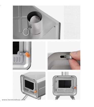 اجاق چادری تیتانیومی نیچرهایک مدل NH21RJ008