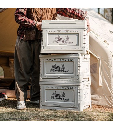 باکس نظم‌ دهنده تاشو 10+50 لیتر نیچرهایک مدل CNH22SN019