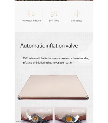 زیرانداز بادی دو نفره اتوماتیک نیچرهایک مدل NH21FCD11