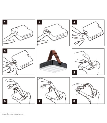 چراغ چادر نیچرهایک مدل NH18Y001-A