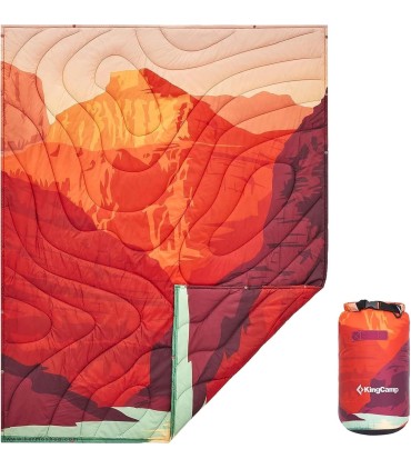 پتو سه کاره کینگ کمپ مدل PUFFY BLANKET KS2413