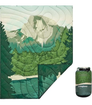 پتو سه کاره کینگ کمپ مدل PUFFY BLANKET KS2412